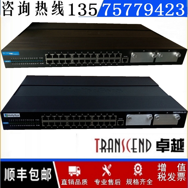 TSC 网管型Carat20B-24TX杭州和利时GM010-ISW-24L交换机